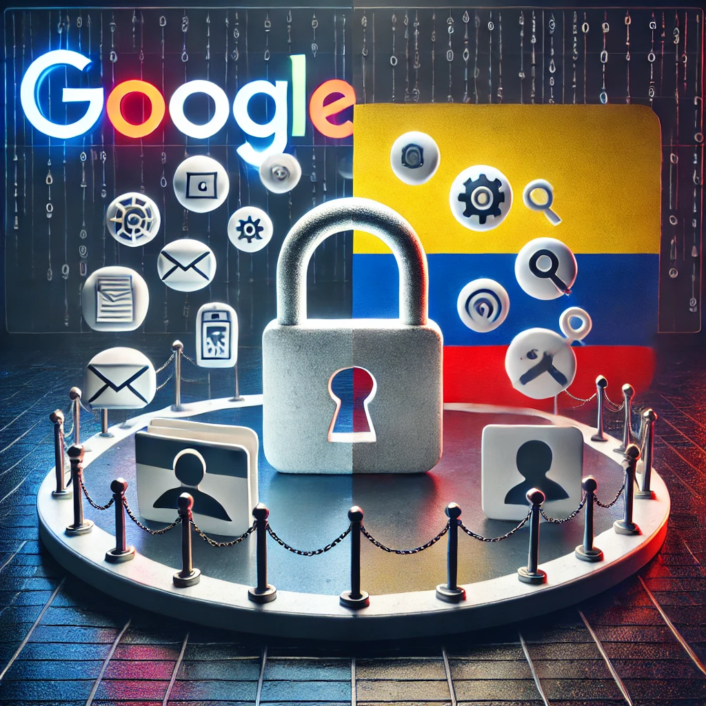 Google demanda a Colombia para evitar las sanciones frente al régimen general de protección de datos personales, argumentando que sus cookies